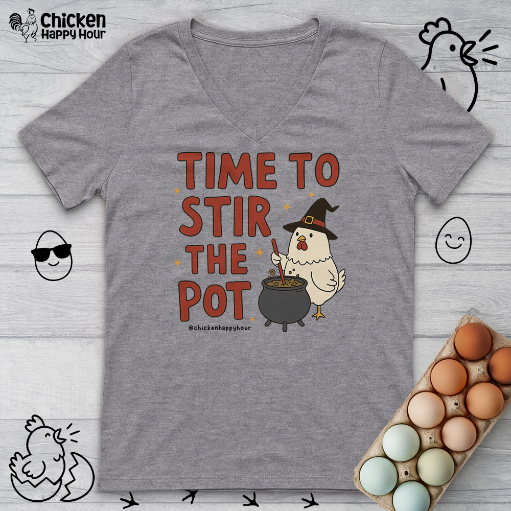 Time To Stir the Pot V-Neck Tee
