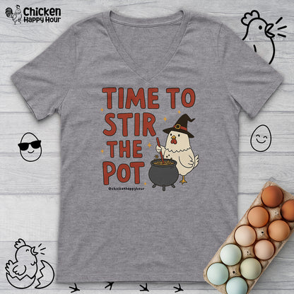 Time To Stir the Pot V-Neck Tee