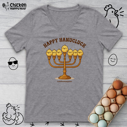 Happy Hanucluck V-Neck Tee