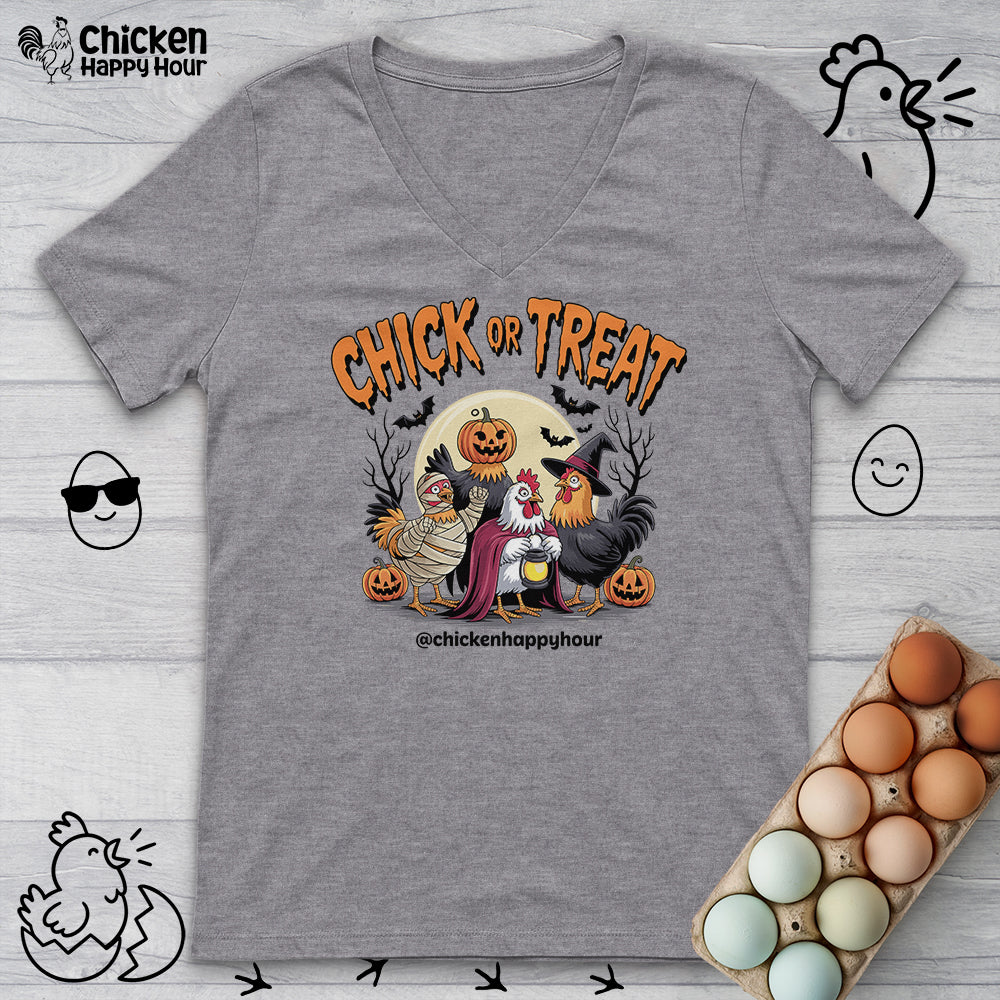 Chick or Treat 03 V-Neck Tee