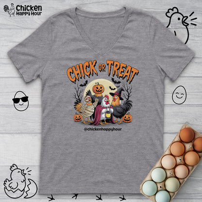 Chick or Treat 03 V-Neck Tee