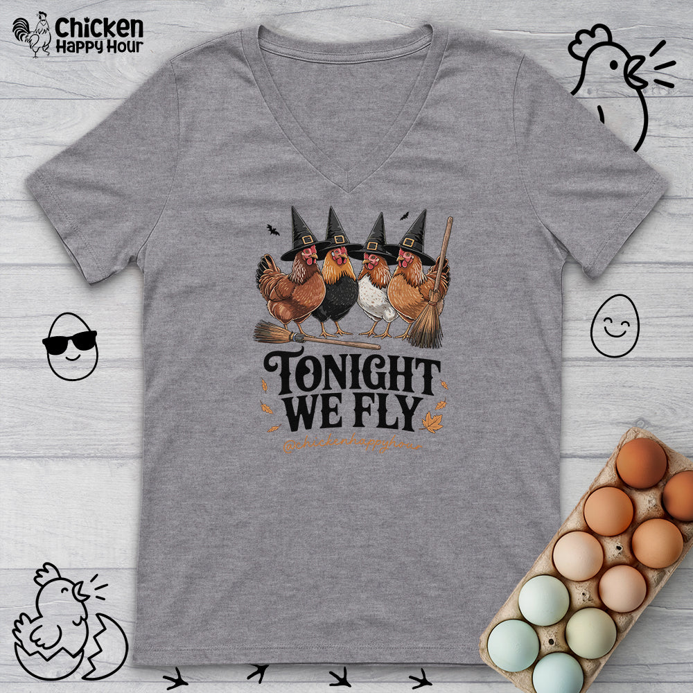 Tonight We Fly V-Neck Tee