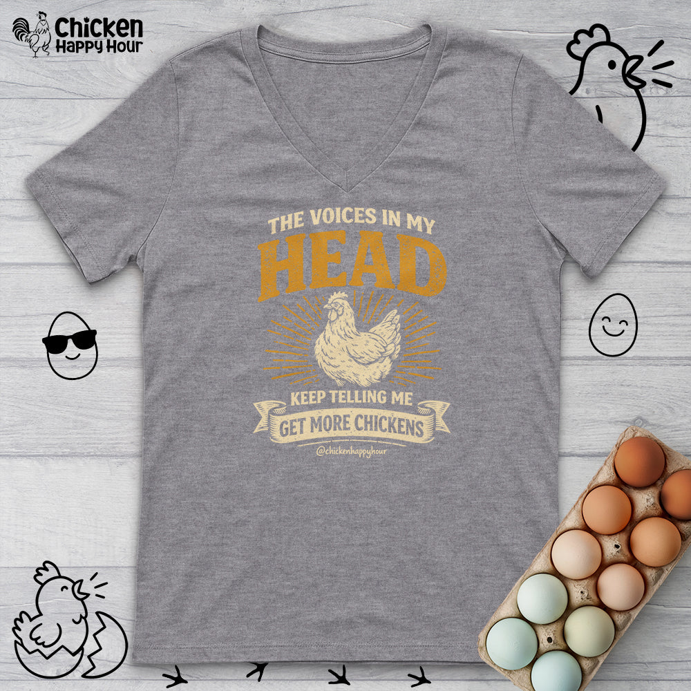 The Voices In My Head V-Neck Tee
