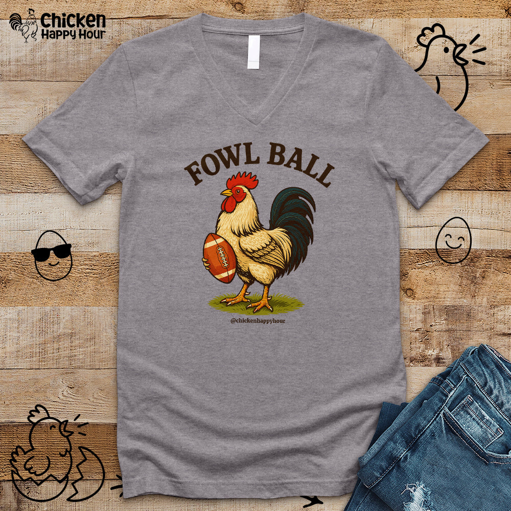 Fowl Ball V-Neck Tee