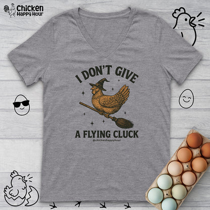 I Don't Give a Flying Cluck V-Neck Tee