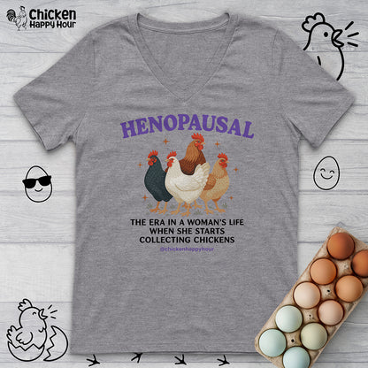 Henopausal V-Neck Tee