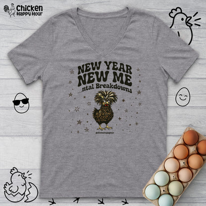New Year New Me V-Neck Tee