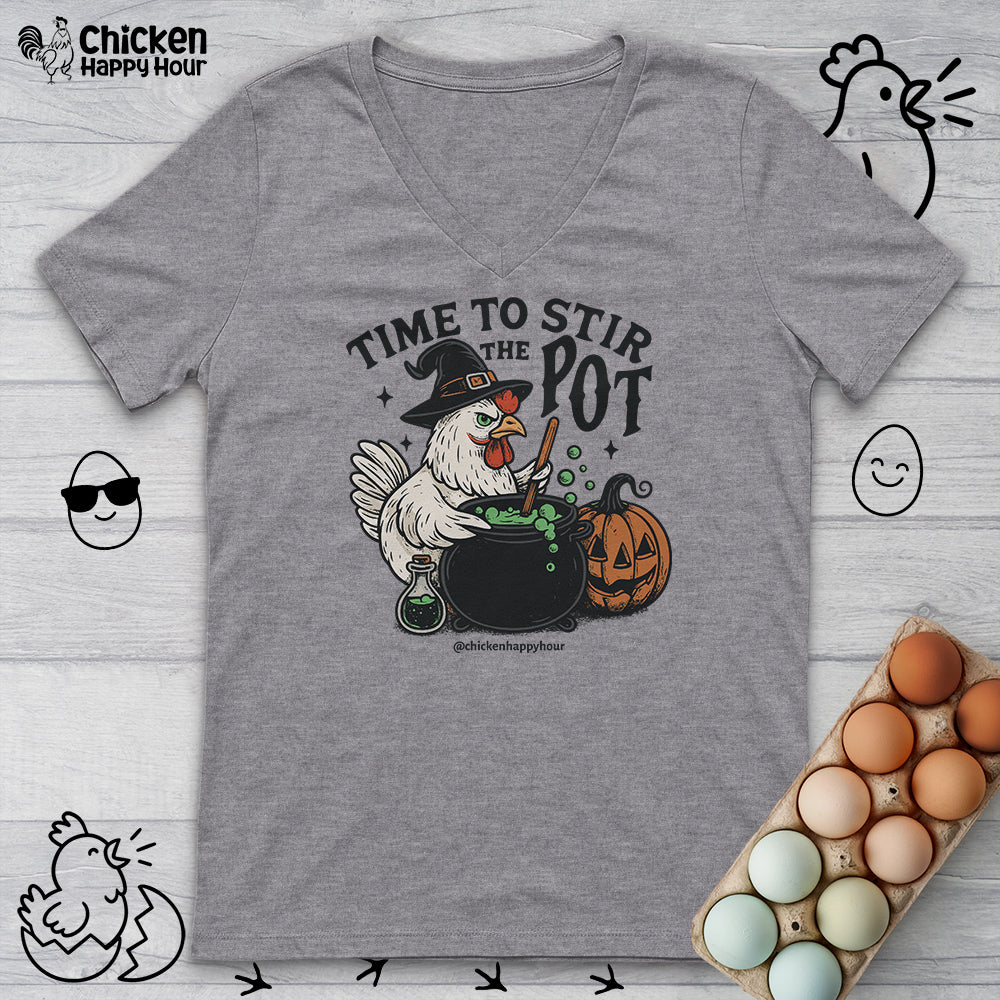 Time to Stir the Pot V-Neck Tee