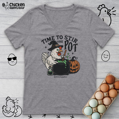 Time to Stir the Pot V-Neck Tee