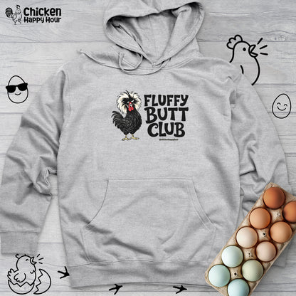Fluffy Butt Club Hooded Sweatshirt