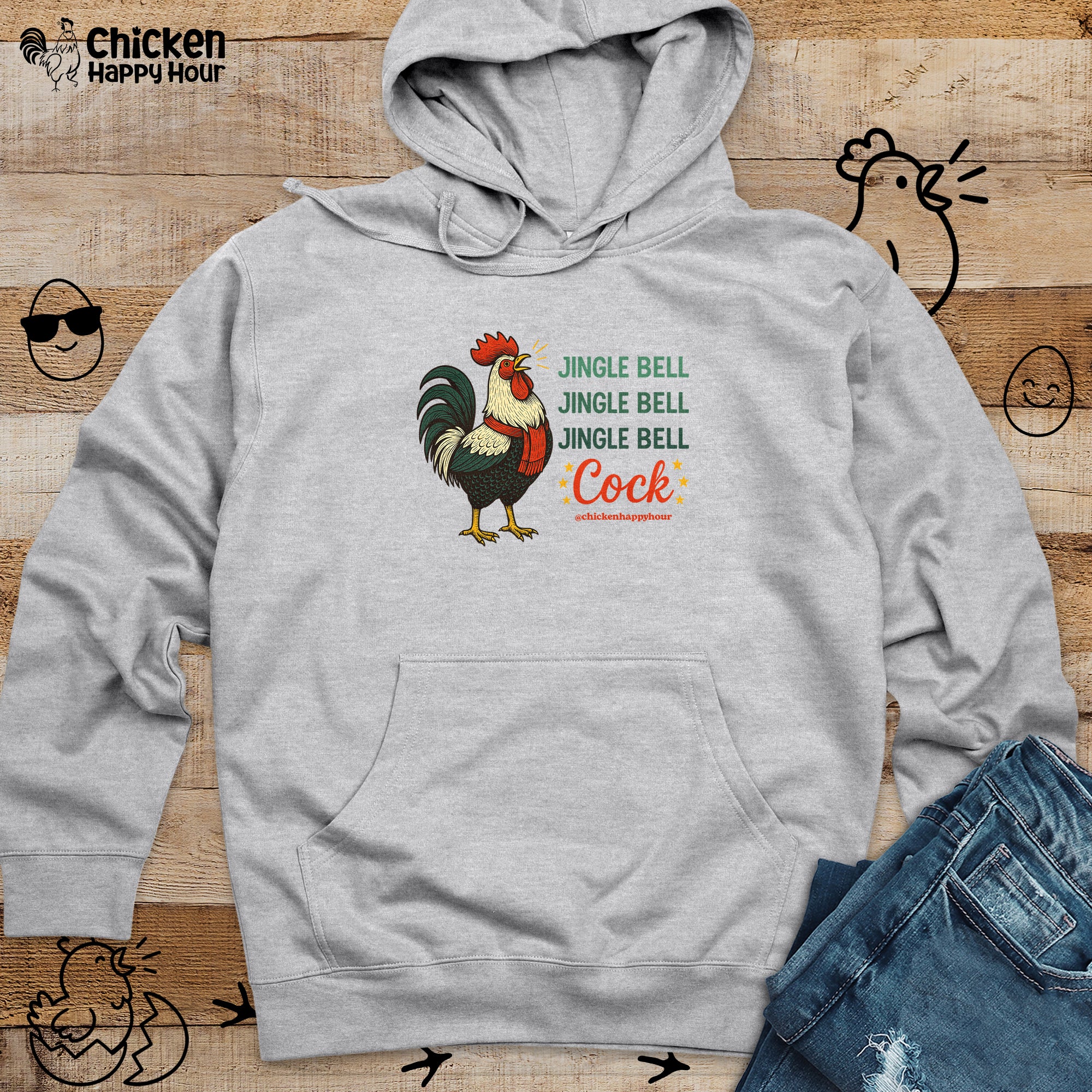 Jingle Bell Hooded Sweatshirt