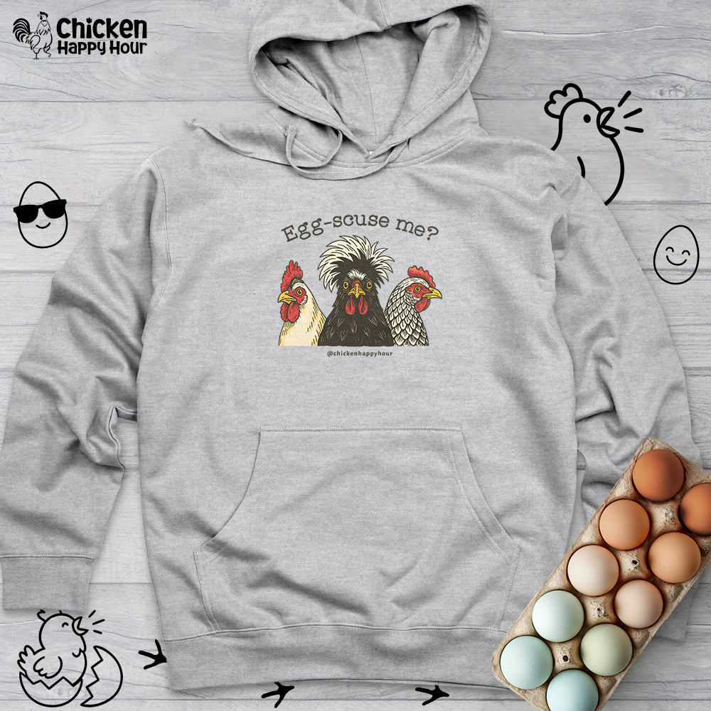 Egg-scuse Me Hooded Sweatshirt