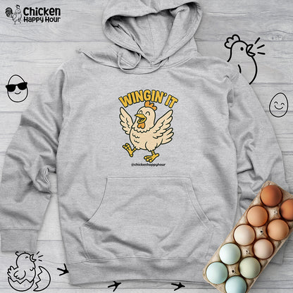 Wingin It Hooded Sweatshirt