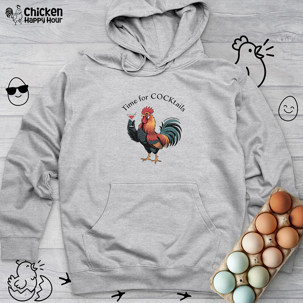 Time for Cocktails Hooded Sweatshirt