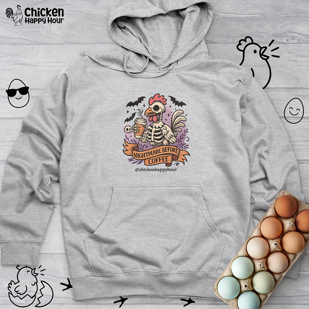 Nightmare Before Coffee Hooded Sweatshirt