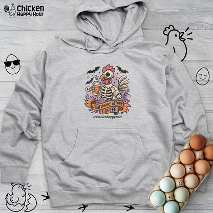Nightmare Before Coffee Hooded Sweatshirt