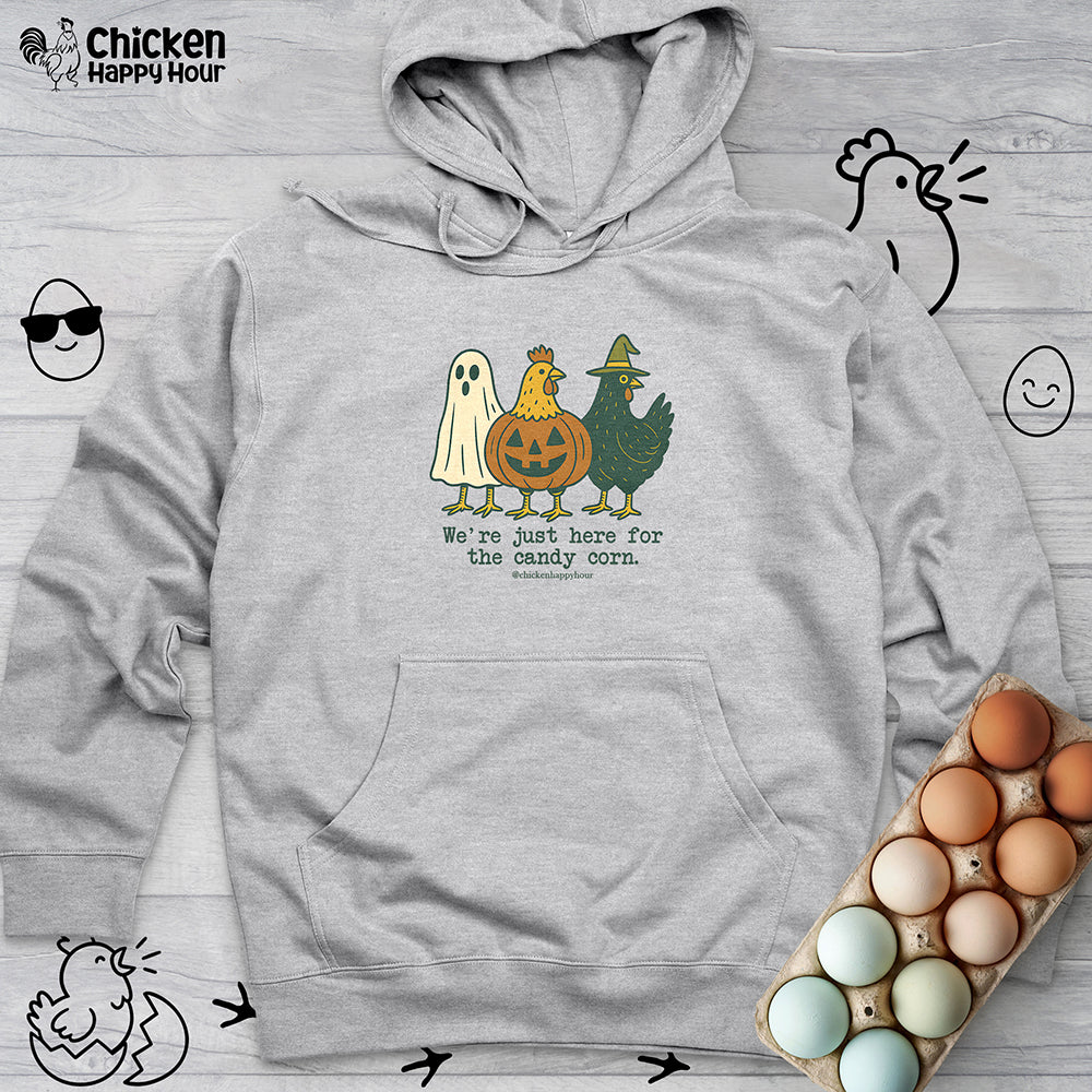 We're Just Here For the Candy Corn Hooded Sweatshirt