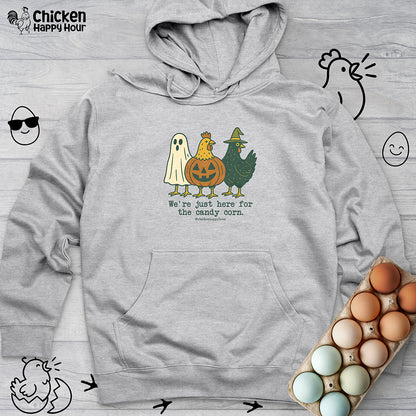 We're Just Here For the Candy Corn Hooded Sweatshirt
