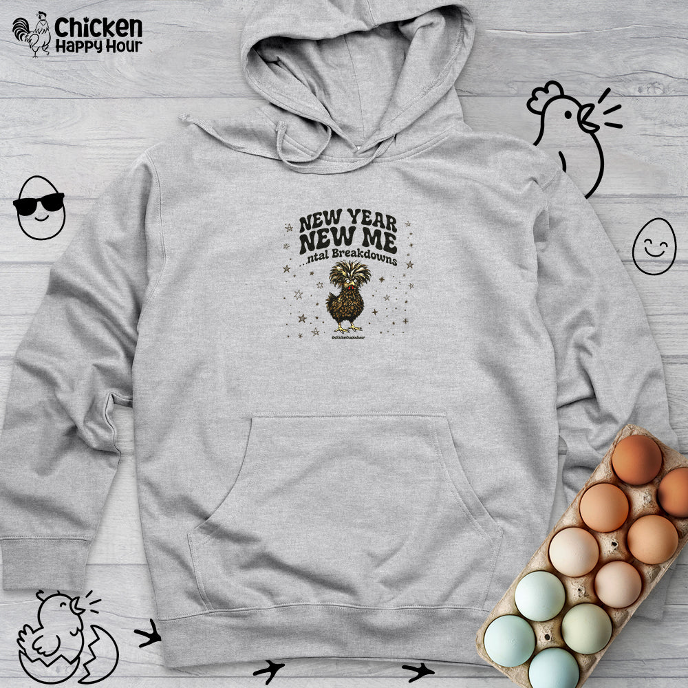 New Year New Me Hooded Sweatshirt