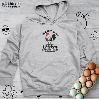 I'm A Free Range Hooded Sweatshirt