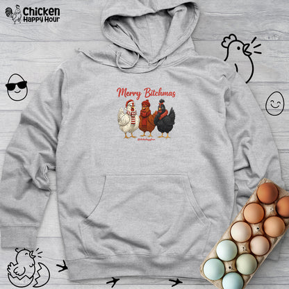 Merry Bitchmas Hooded Sweatshirt