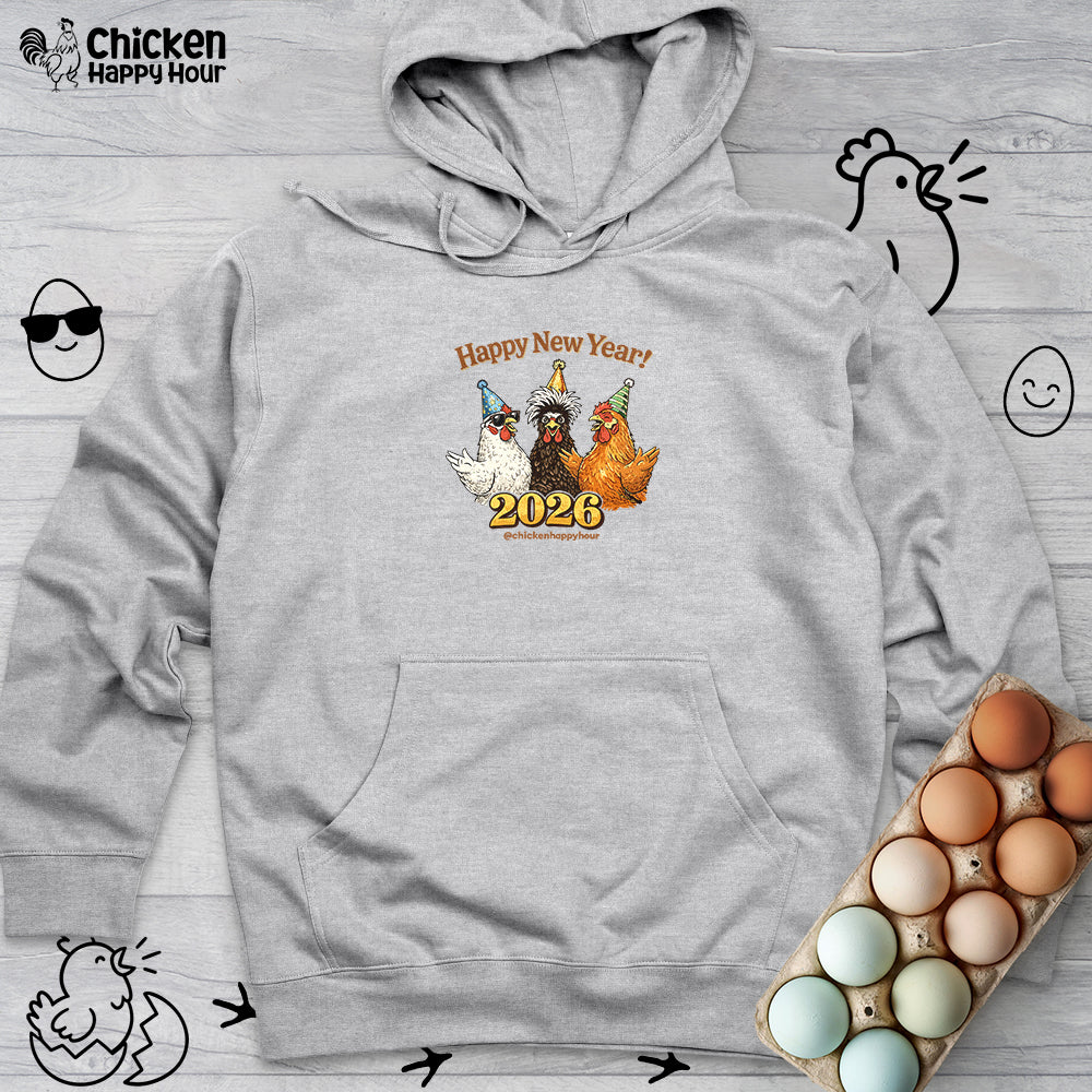Happy New Year Hooded Sweatshirt