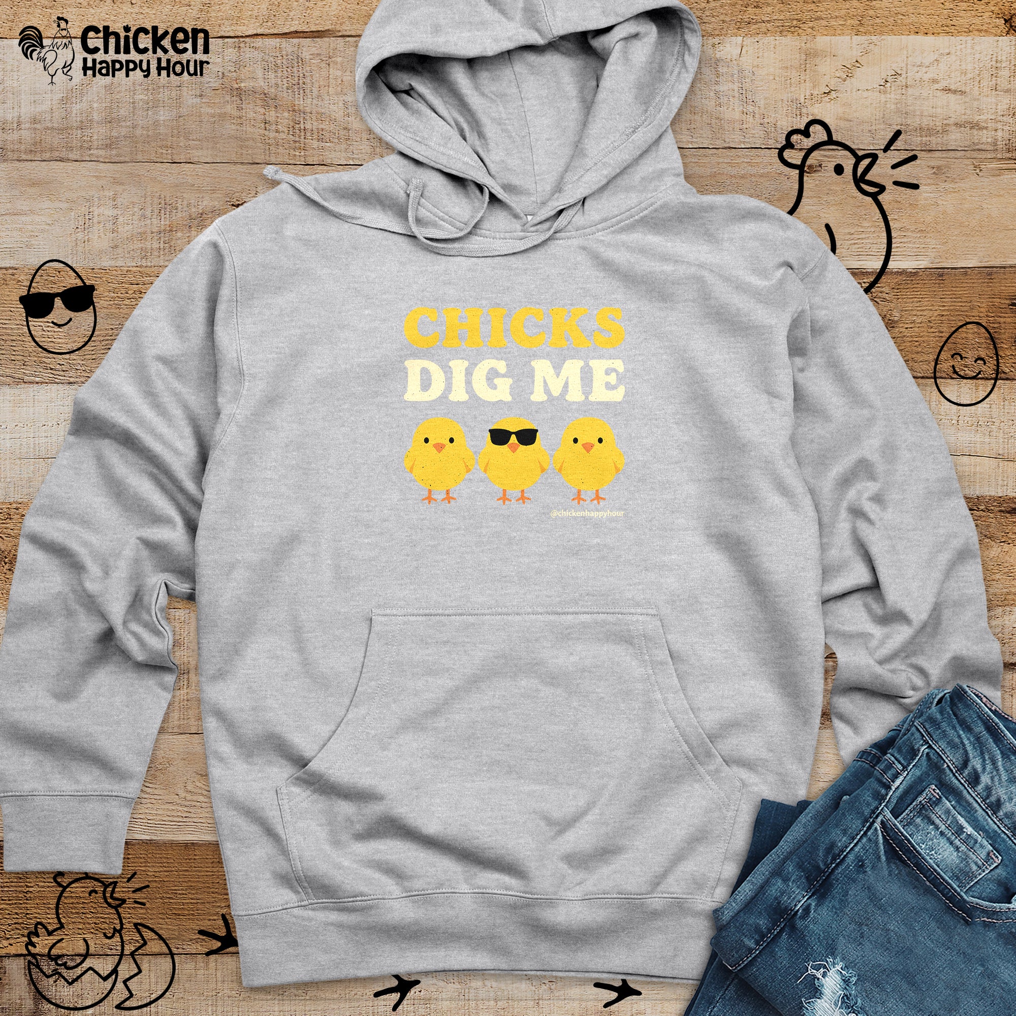 Chicks Dig Me Hooded Sweatshirt