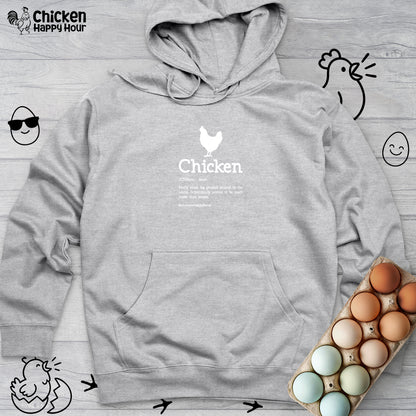 Chicken Definition Hooded Sweatshirt