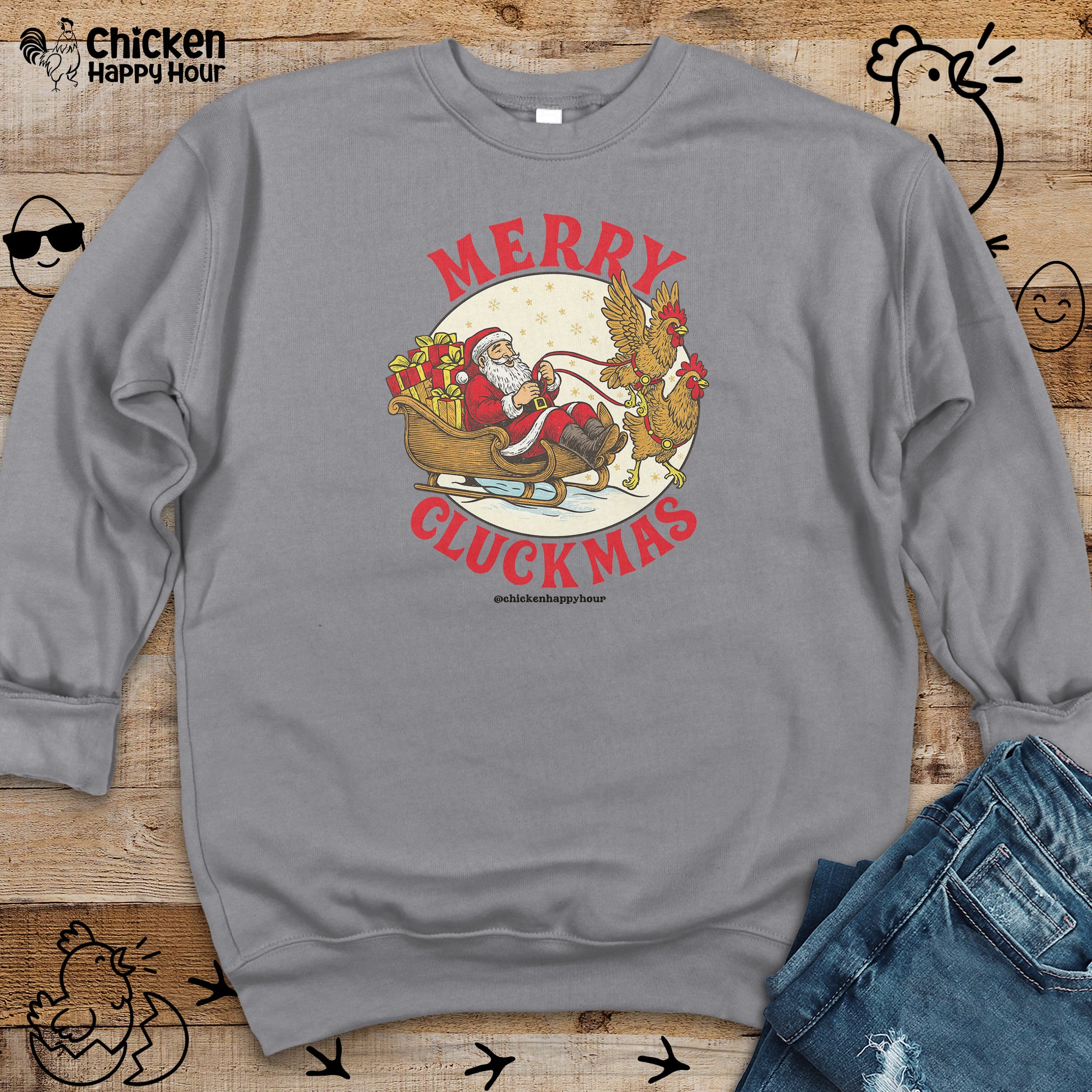 Merry Cluckmus Sweatshirt