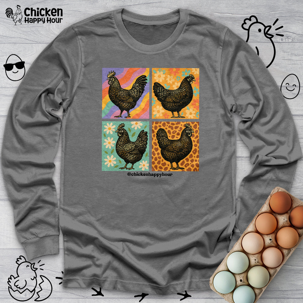 Retro Chicken Long Sleeve