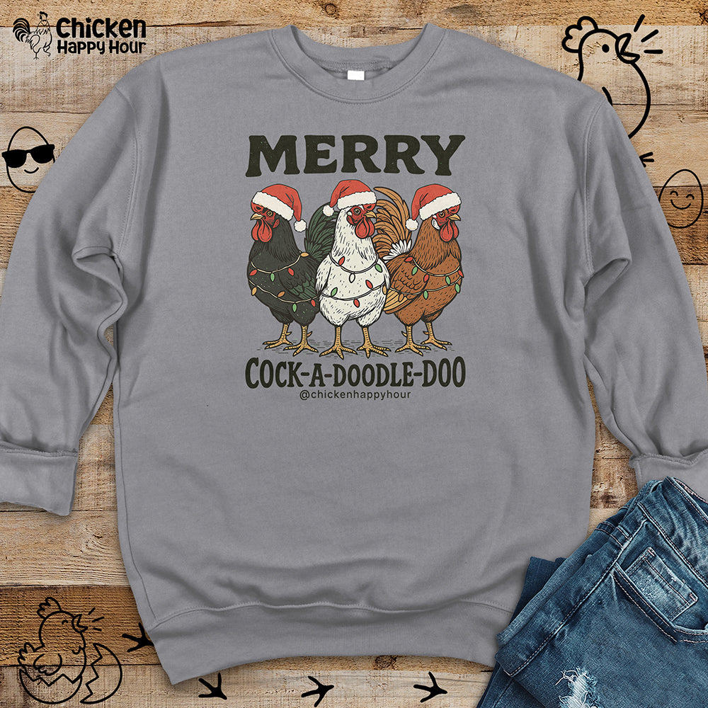 Merry Cock a Doodle Doo Crewneck