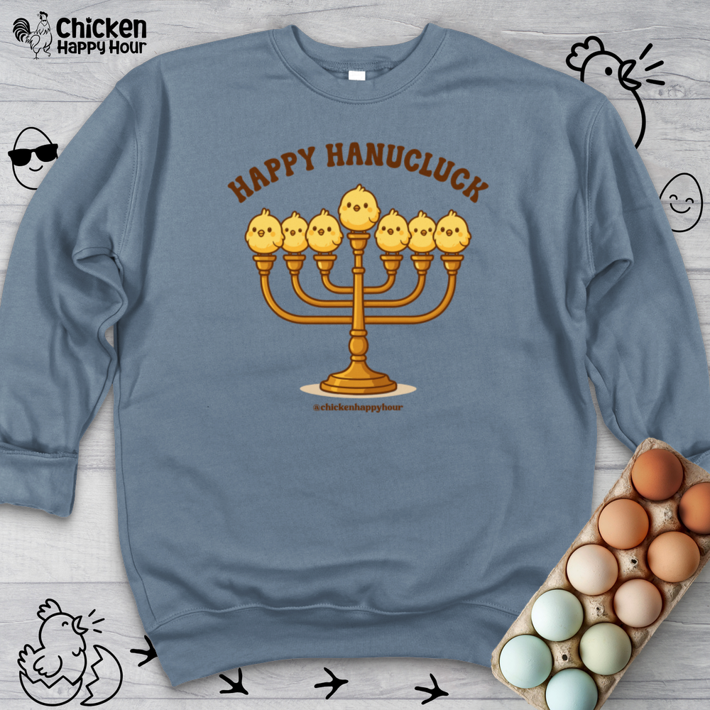 Happy Hanucluck Crewneck