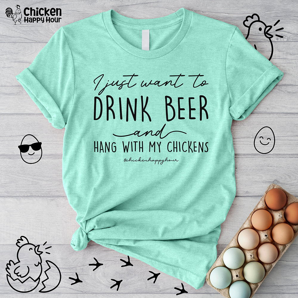 I Just Want to Drink Beer Unisex Tee