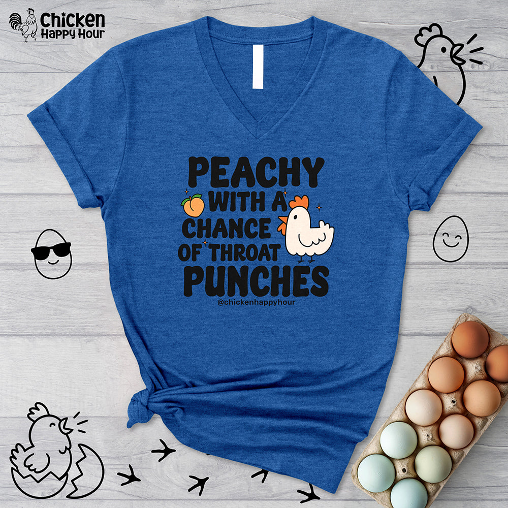 Peachy V-Neck Tee