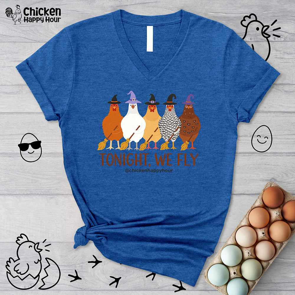 Tonight We Fly V-Neck Tee