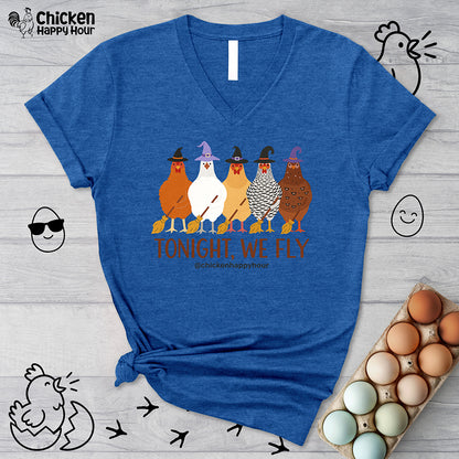 Tonight We Fly V-Neck Tee
