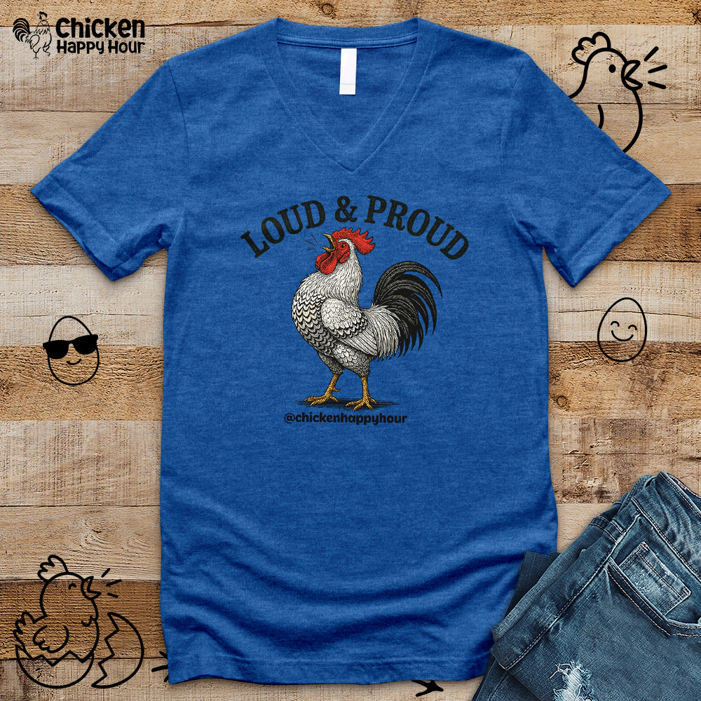 Loud & Proud V-Neck Tee