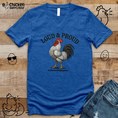 Loud & Proud V-Neck Tee