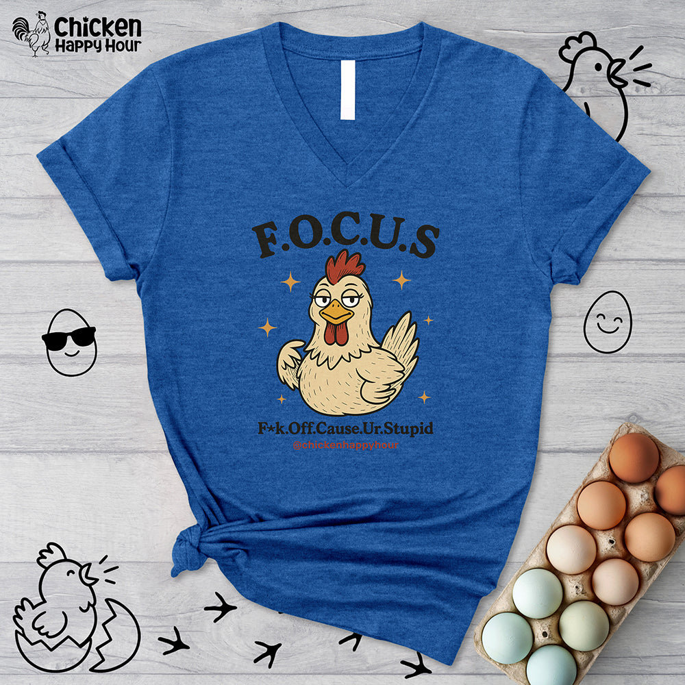 FOCUS V-Neck Tee