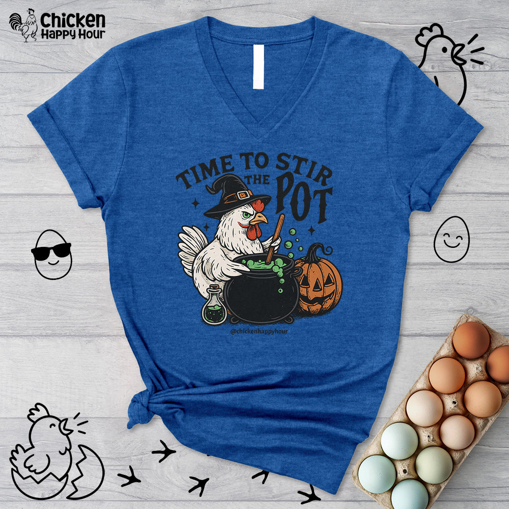 Time to Stir the Pot V-Neck Tee