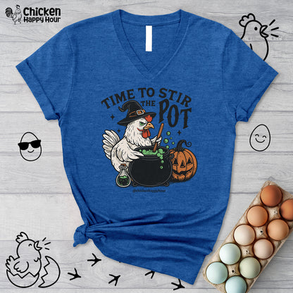 Time to Stir the Pot V-Neck Tee