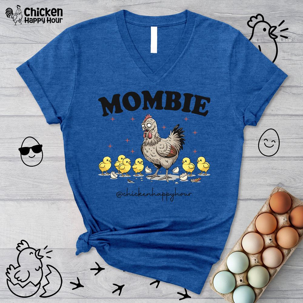 Mombie V-Neck Tee
