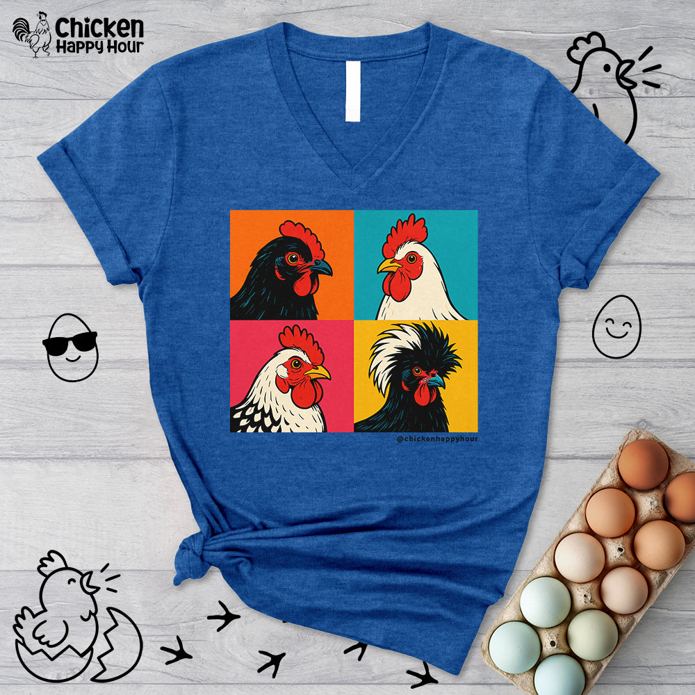 Hen Party V-Neck Tee