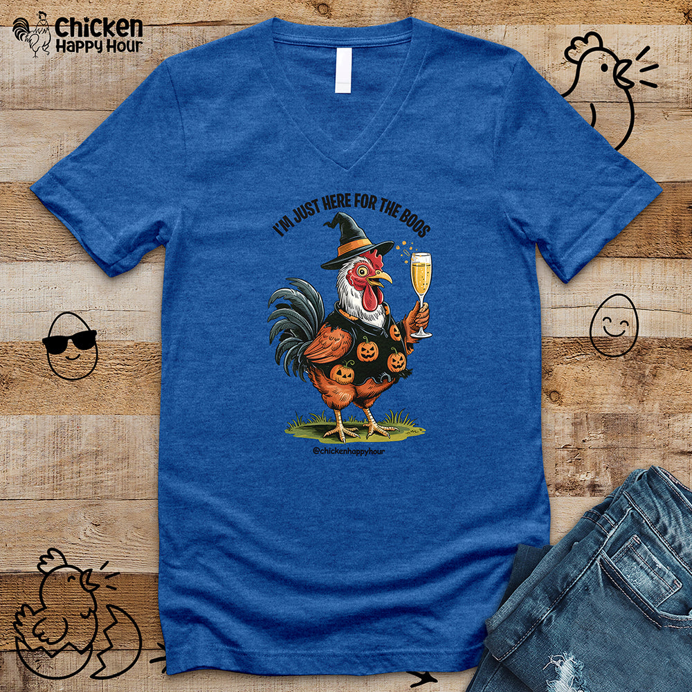 Here for the Boos V-Neck Tee