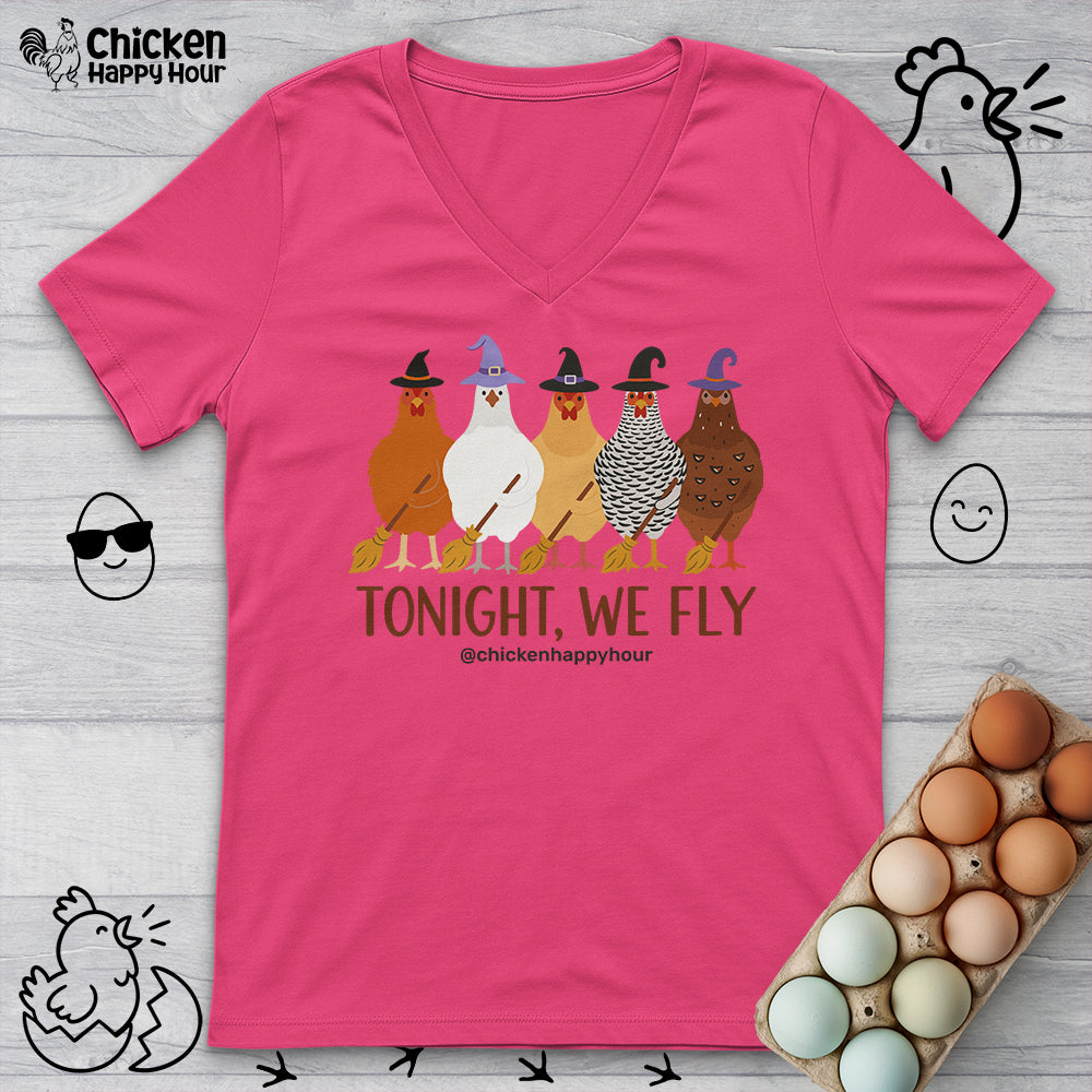 Tonight We Fly 01 V-Neck Tee