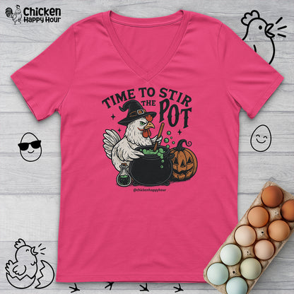 Time to Stir the Pot V-Neck Tee