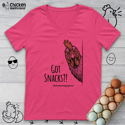 Got Snacks V-Neck Tee