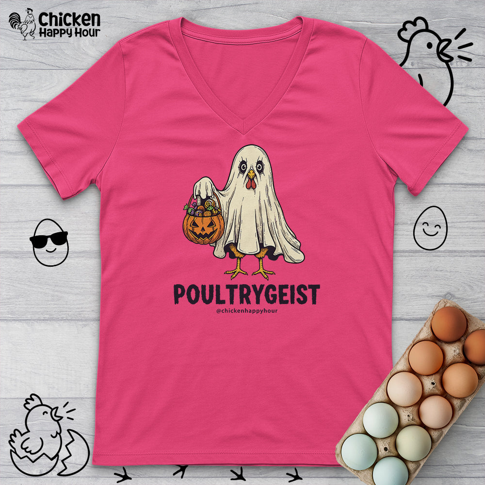 Poultrygeist V-Neck Tee