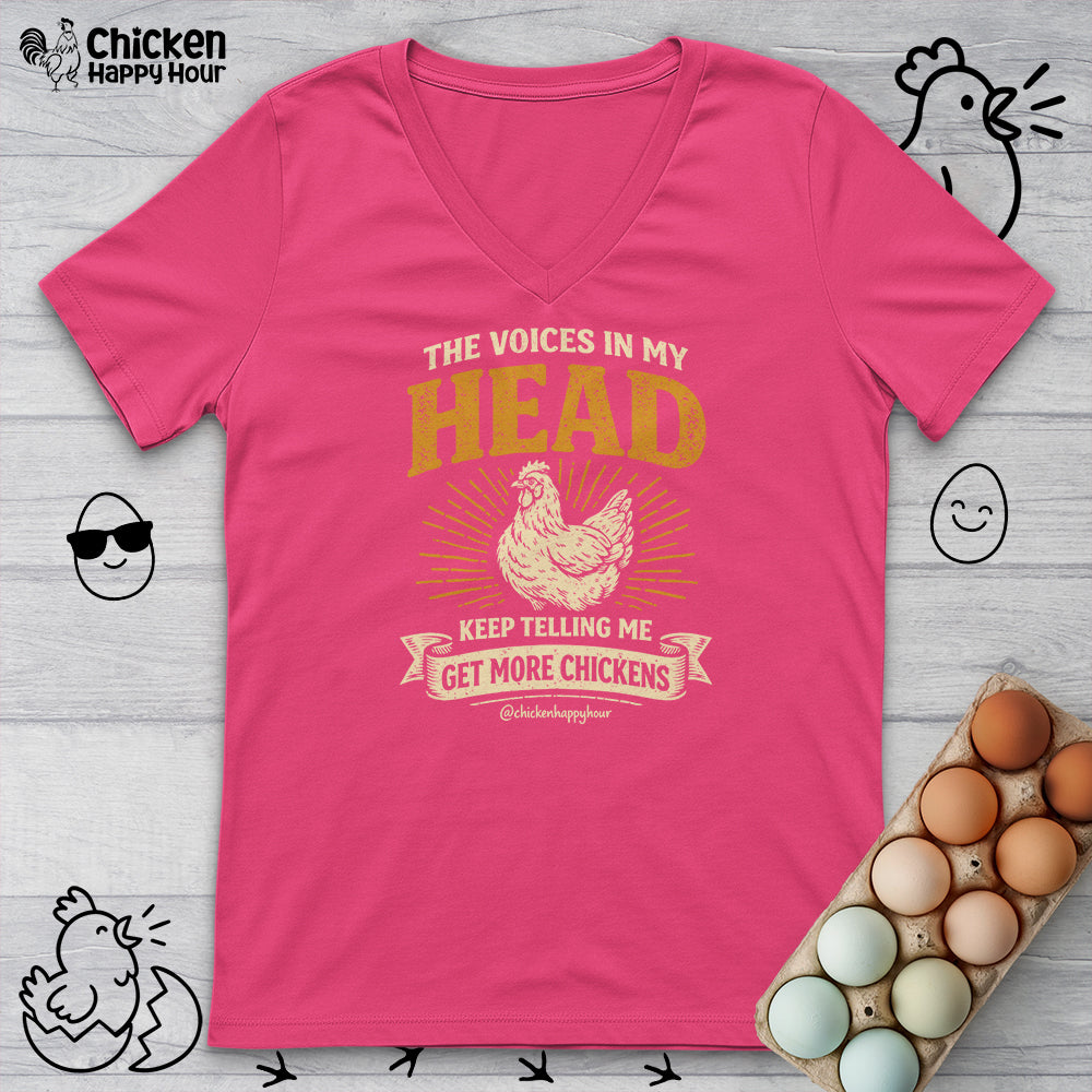 The Voices In My Head V-Neck Tee