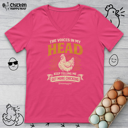 The Voices In My Head V-Neck Tee